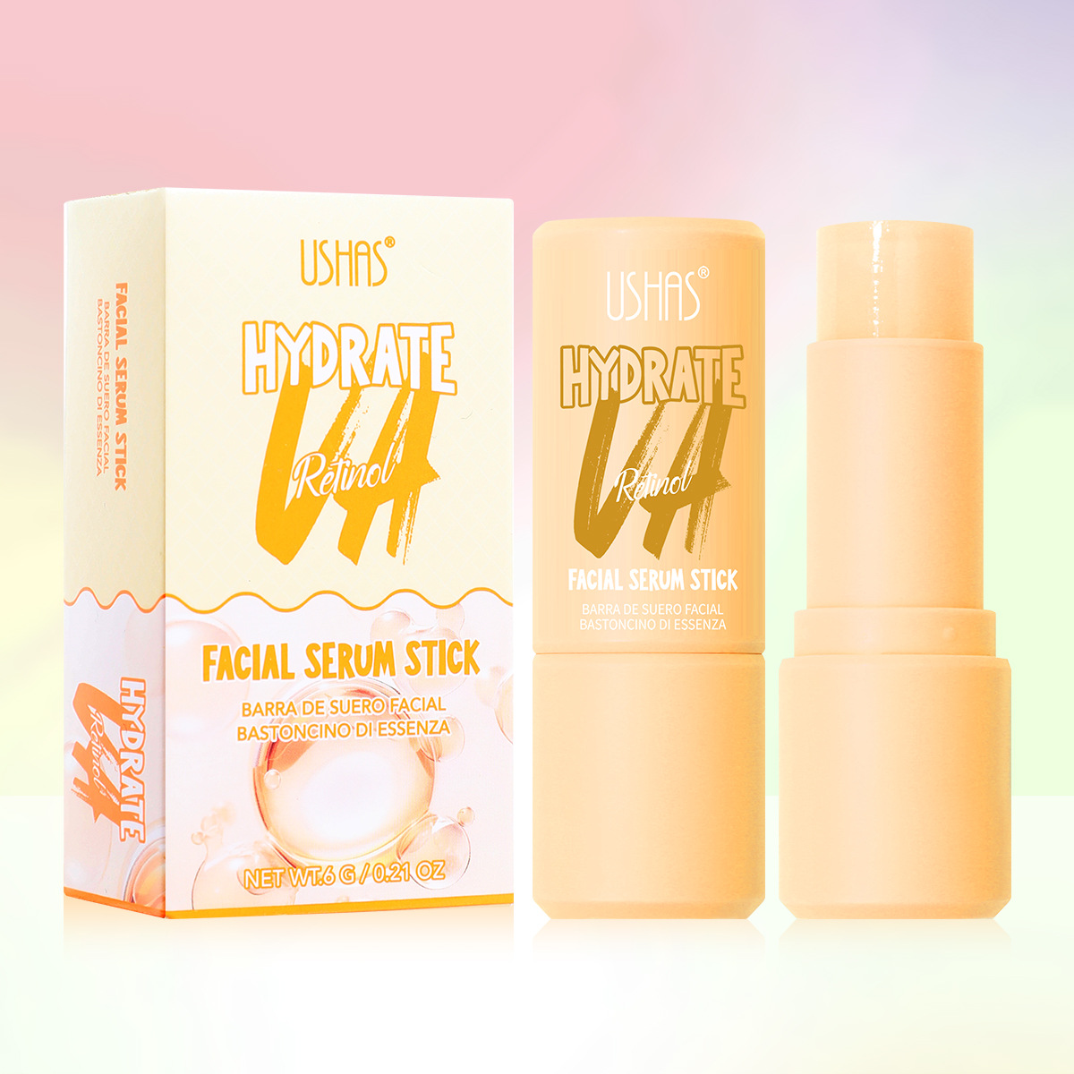 Esencia facial de comercio exterior USHAS para iluminar la piel