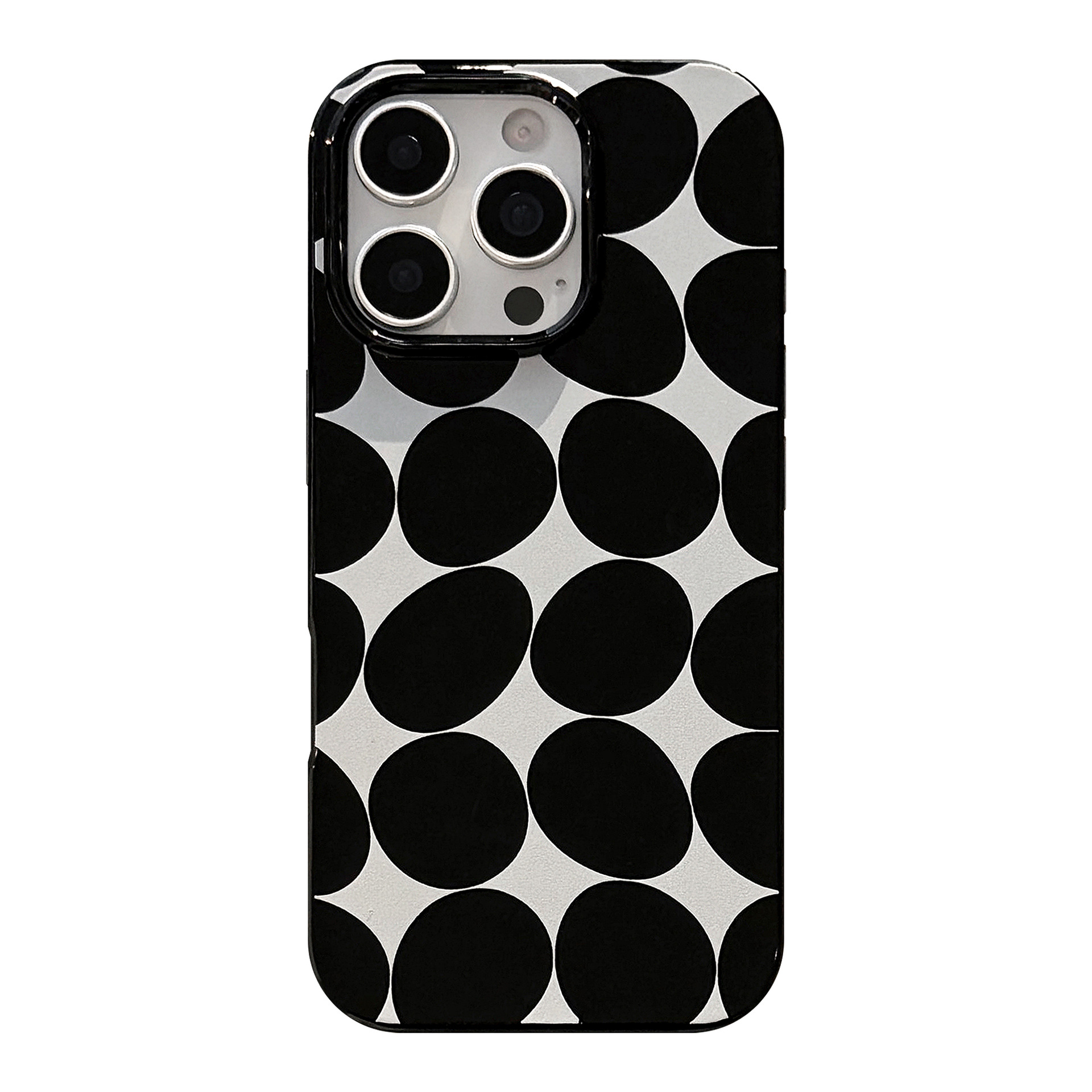 Funda de diseño de alta gama para teléfono móvil Apple 16 17promax, adecuada para iPhone 13, personalizada, circular, brillante, para iPhone 11 y 12