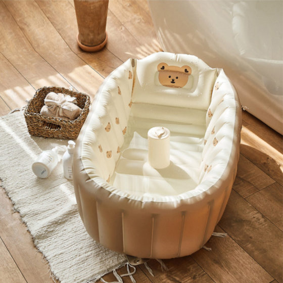 Ins Hanfeng Children's Inflatable Bathtub Infant's Inflatable Bath Indoor Children's Swimming Pool Home Bathtub
