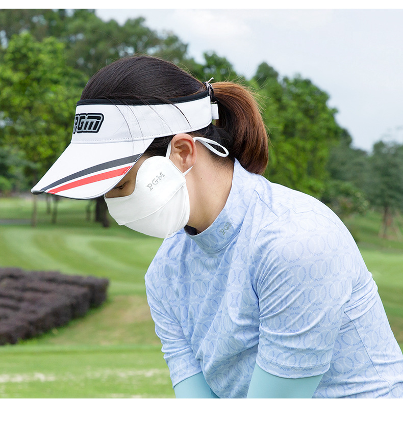 Mặt nạ chống nắng PGM Golf nữ thoáng khí mát mẻ, che nắng mùa hè — Koz005-xanh xám nhạt, KOZ005-màu trắng, KOZ005-hồng nhạt chi tiết 15