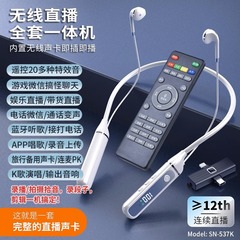 屋外無線生放送のサウンドカード携帯電話専用の騒音低減携帯型マイク内蔵の耳が震え音を傍受します。