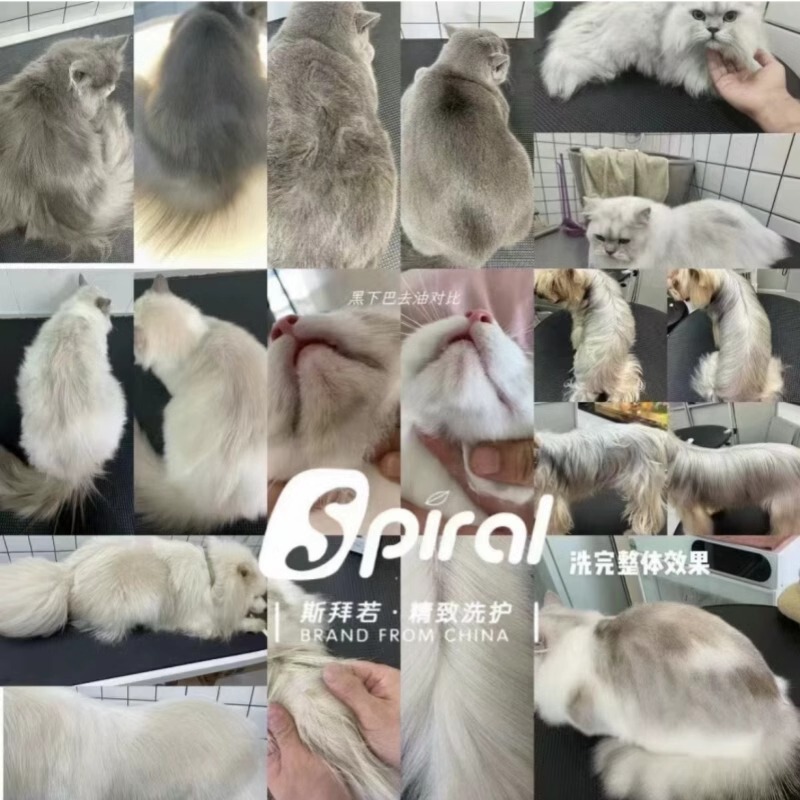 新緑斯拝若ペット猫犬柔順ふんわりとしたシャンプーセット|undefined