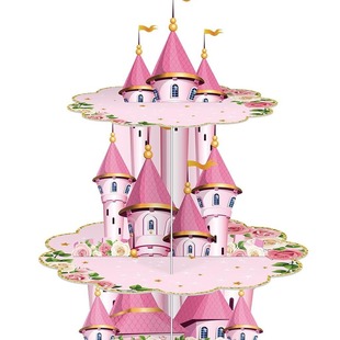 Princess Castle Cake Rack Children's Birthday Party Supplies Princess Castle Birthday Party Decorations Dessert