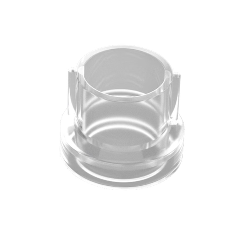 TPE Foreskin Correction Ring, Glans Barrier Design, Transparent Black & Clear, Slip-on Fit — detail image 10