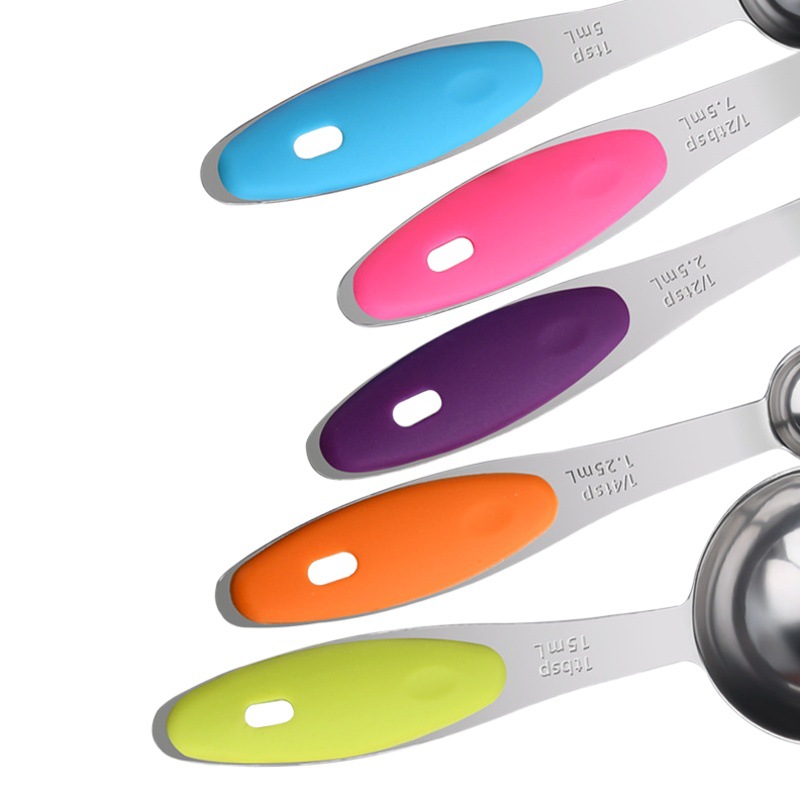 Manufacturers new 430 stainless steel 10 piece set measuring spoon measuring cup set with scale measuring cup measuring spoon Baking gadgets
