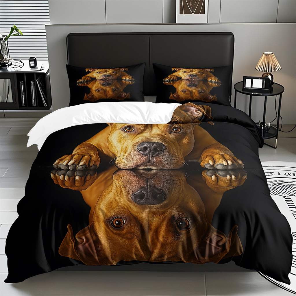 Cute perrito abrasión kit impresión digital pro-piel fabricante textil respirable venta directa soporte TEMU / JIT