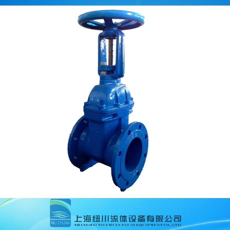 销售上海纽川流体Z41X-16Q-DN250手动明杆式球铁材质软密封闸阀