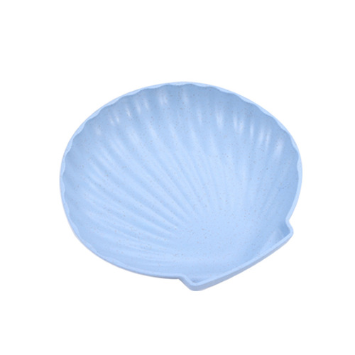Wheat straw shell dish, Internet celebrity creative fruit dish, household snack dish, spit bone dish, cake dessert dish