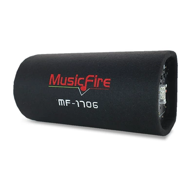 Car 6 inch 8 inch 10 inch car audio modified 12V speaker active subwoofer round tunnel gun 1706