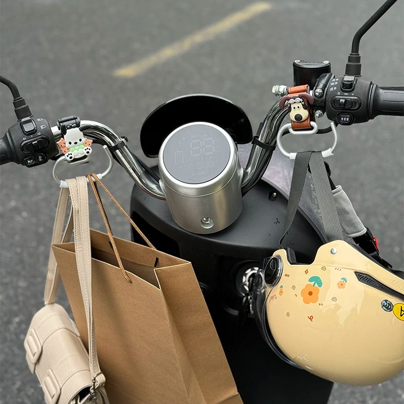 Electric Vehicle No-Drill Hook, Motorcycle-Specific Universal Hook, Front-Mounted Multi-Functional Baby Stroller Hook