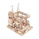 Wooden Ball track children's puzzle assembled toy creative 3d 3d puzzle dynamic mechanical transmission model