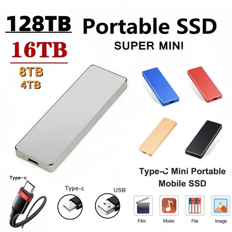 工厂直销跨境外贸升级高速移动硬盘 大容量16T 8T 4T固态硬盘批发