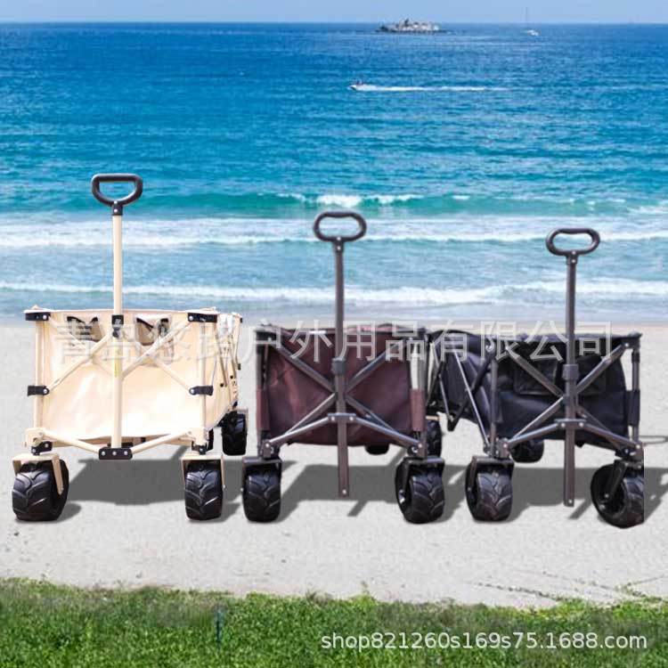 悠路厂家供应户外便捷可折叠工具布兜车购物手推车可加外袋FW4011