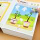 Children's concentration sticker book 2-3-4-5-6 years old baby cartoon sticker brain puzzle game early teaching