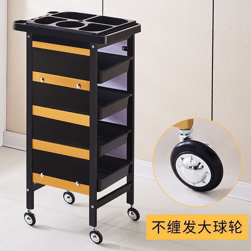 Carro de belleza, cochecito de peluquería, cochecito de peluquería, carro de herramientas, carro de barra de cinco capas, carro de peluquería, armario de herramientas de peluquería