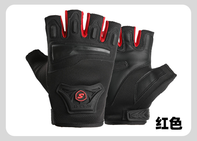 Guantes tácticos al aire libre hombres y mujeres verano respirado anti-desgaste protección antideslizante campo medio dedo gimnasio guantes deportivos de bicicleta