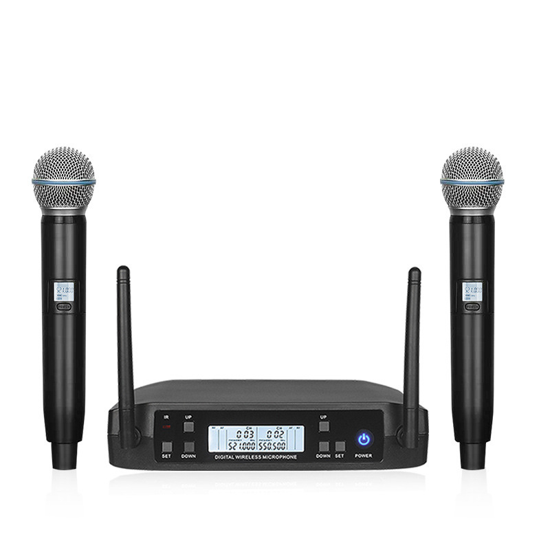 U-segment FM wireless microphone ktv stage wedding microphone celebration performance one to two microphone