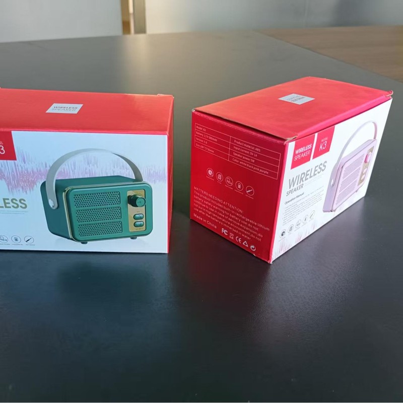 创意图案定制复古风便携式蓝牙音响户外低音炮电脑手机通用礼品音|undefined