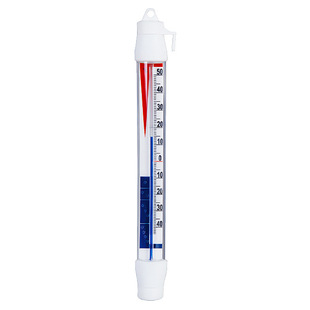High precision easy to read scale indoor outdoor garden plastic glass tube thermometer