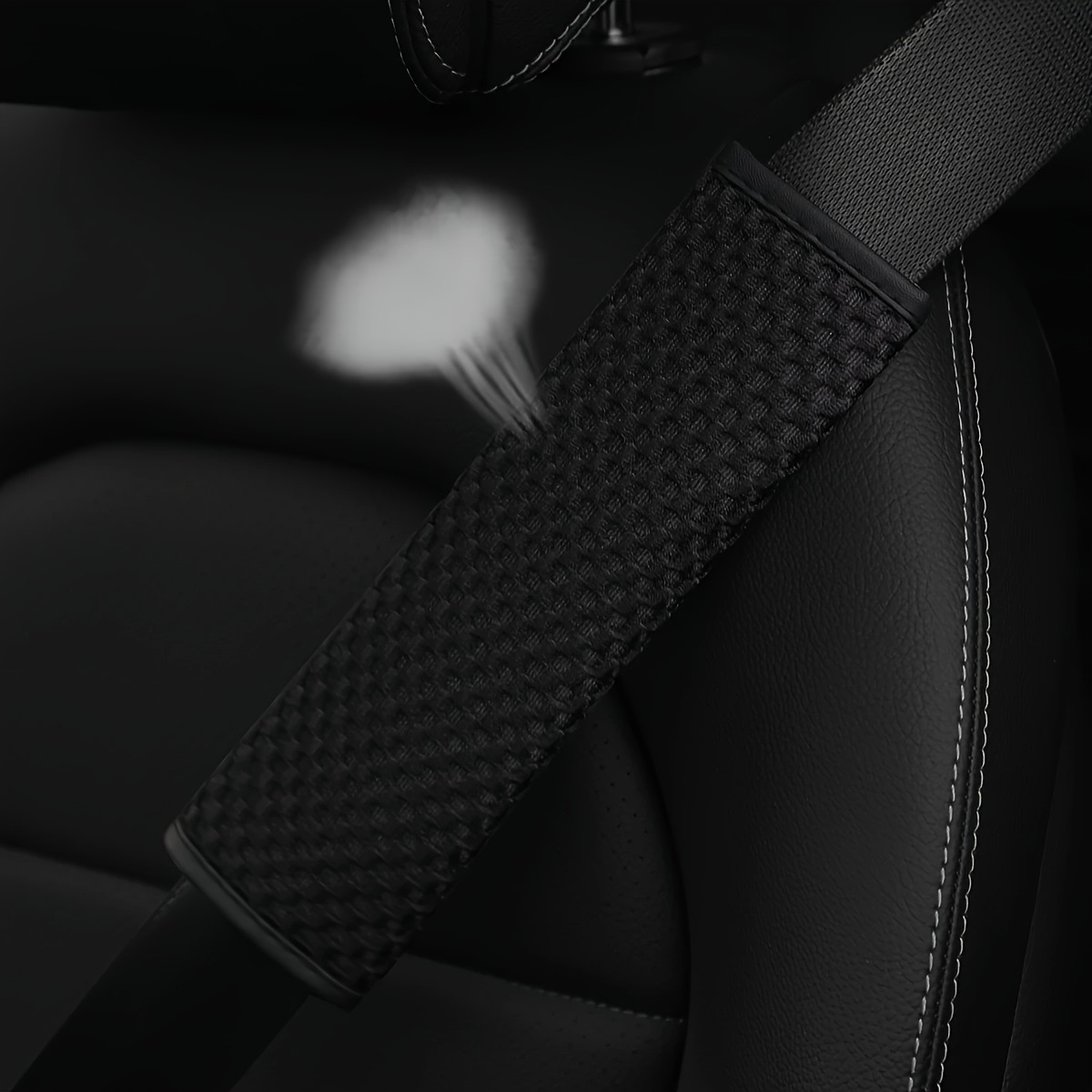 Amazon Temu Label Distribution Service for Car Seatbelt Shoulder Pads, Car Seatbelt Accessories, Massage Mesh Shoulder Pads