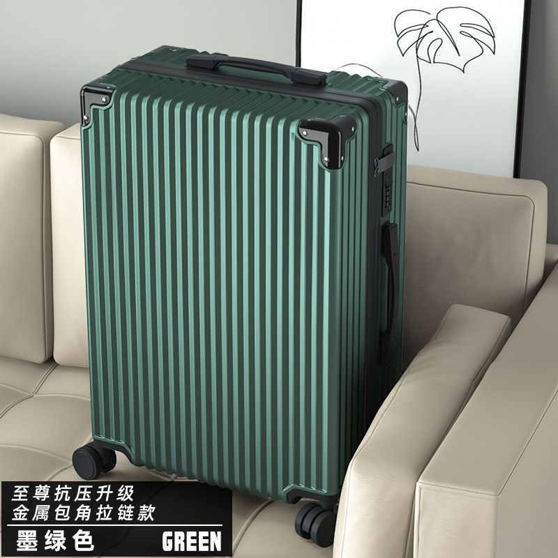 극단적 인 압축 업그레이드 된 금속 코너 지퍼-다크 그린