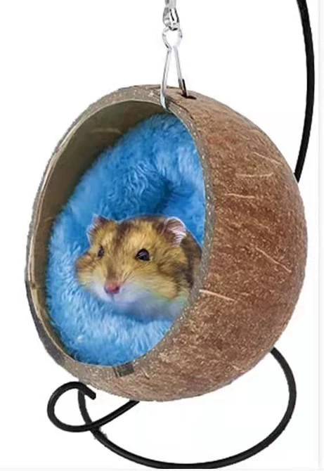 2022 Внешняя торговля новое гнездо Птичье гнездо попугай хомяк белка гнездо из скорлупы кокосовой конопляная веревка Птичье гнездо