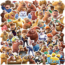 50张熊出没贴纸可爱行李箱平板水杯涂鸦贴纸跨境批发stickers