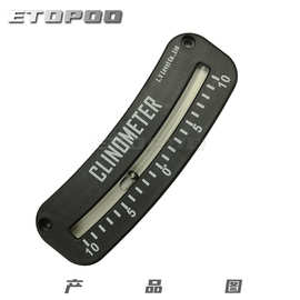 ETOPOO 10-0-10 测斜仪 迷你量角器 测量仪船舶航线  斜度仪