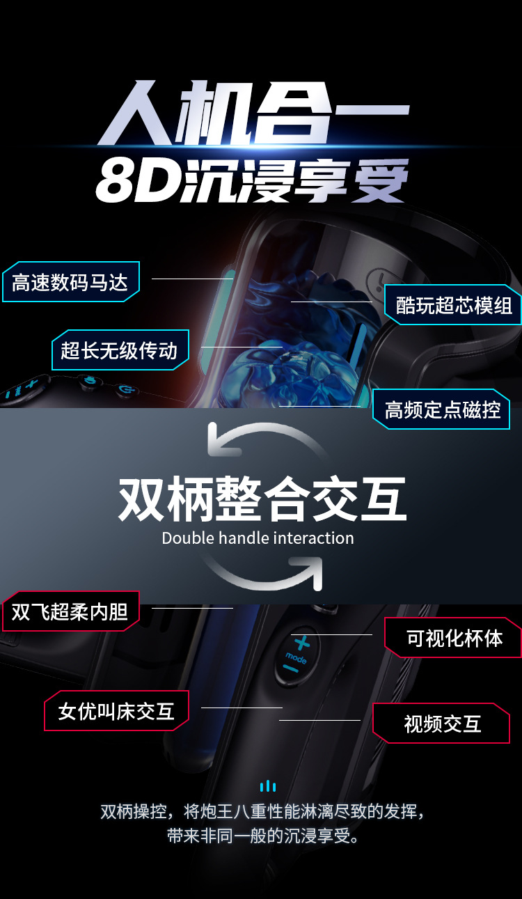 leten雷霆暴风炮王Pro音频互动自动飞机杯活塞伸缩炮架男用自慰-阿里巴巴