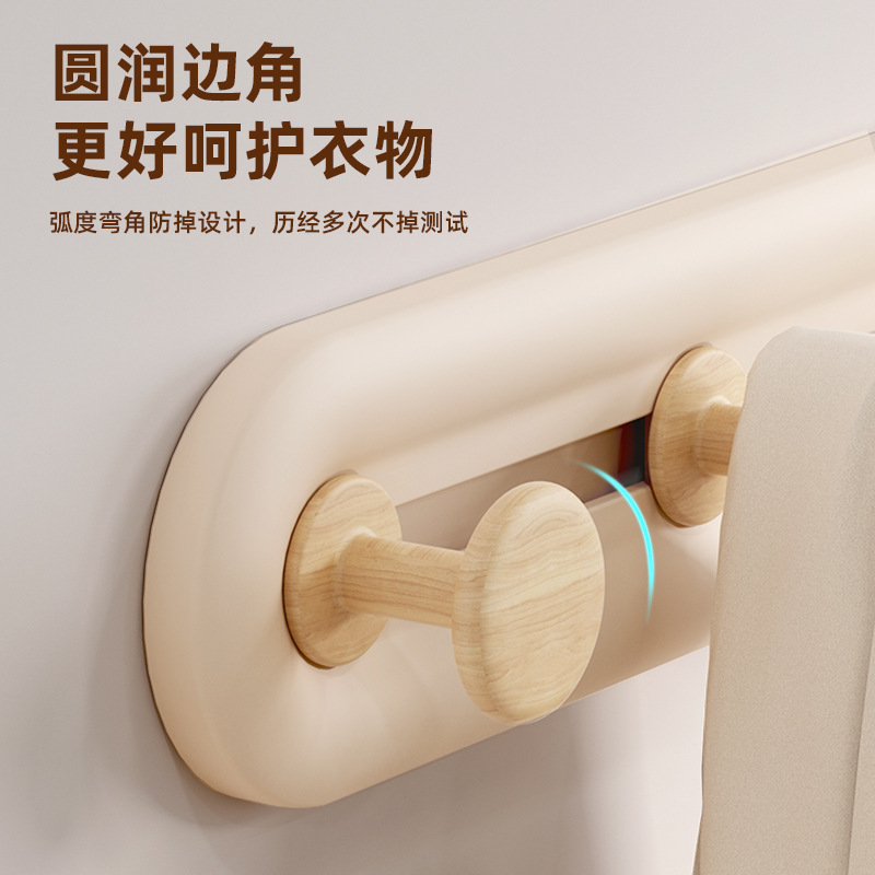 Gancho de puerta detrás de la pared fuerte pared colgada en la pared sin agujeros de cocina pegado pegado pegado ropa gancho al por mayor