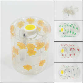 跨境cr2032蛋糕灯串装饰 花朵鲜花礼盒发光彩灯LED纽扣电池铜线灯