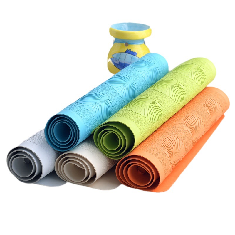 Directo de fábrica Shell de goma baño ducha antideslizante estera impermeable alfombra del piso del hogar inodoro alfombra del piso anti-caída con ventosa