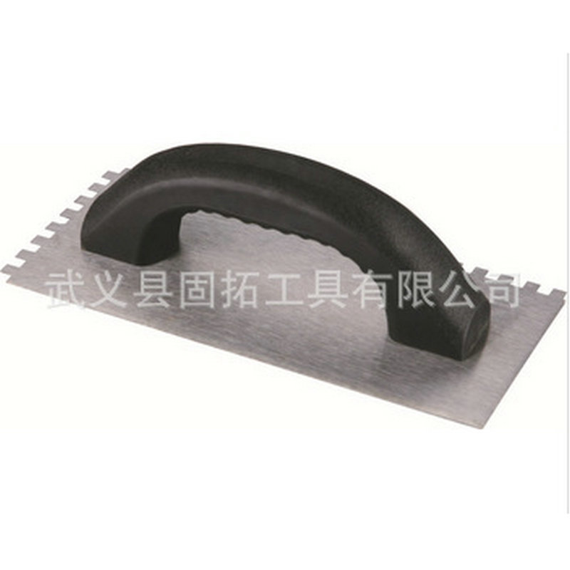 美式单色塑柄抹泥刀 二钉抹泥板 刮腻子工具
