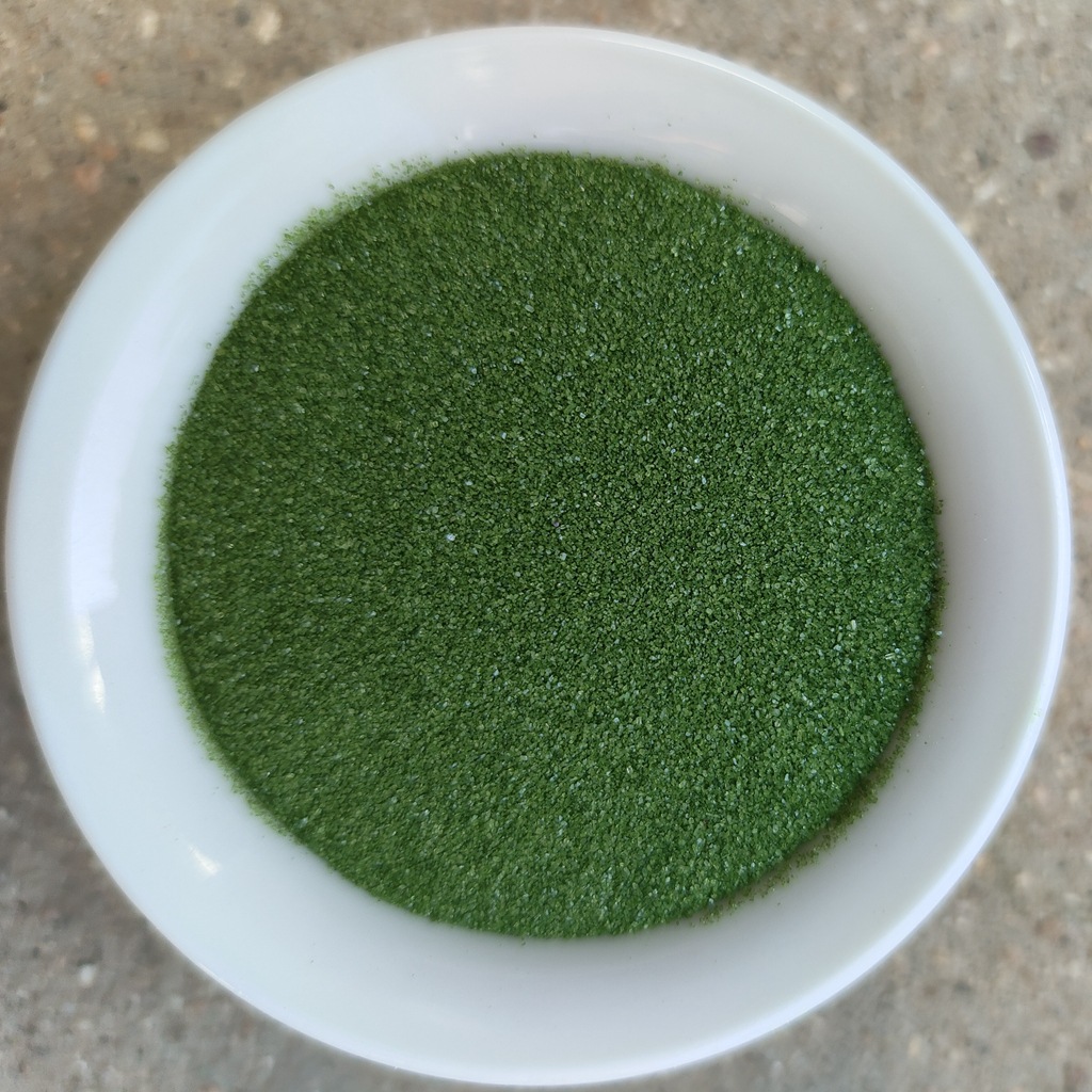 35g en bouteille vert foncé