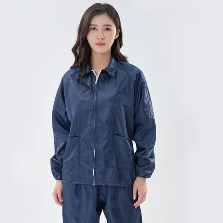 防尘服上衣静电衣电子厂防静电服防静电工作服分体无尘服速卖通