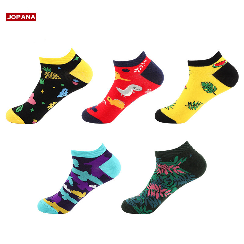 Men's Trendy Socks, Women's Boat Socks, Harajuku Ins Style Personalized Cartoon Splicing Shallow Mouth Thin Section Manufacturer Wholesale Men's Trendy Socks, Women's Boat Socks, Harajuku Ins Style Personalized Cartoon Splicing Shallow Mouth Thin Section Manufacturer Wholesale