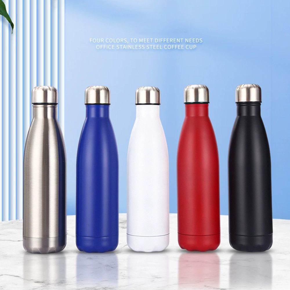 Трансграничная бутылка из нержавеющей стали 304 Удобная двухслойная спортивная чашка для воды Вакуумный термос Уличная бутылка для кокса