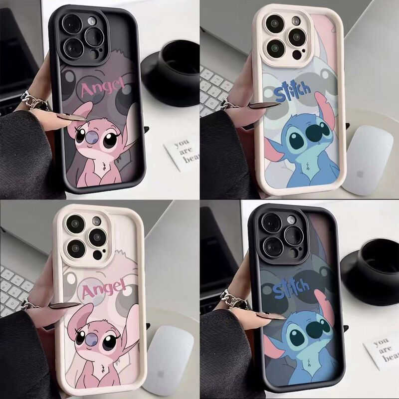 Blue and Pink Stitch Google Pixel 10 Google Pixel 8A Phone Case Personalized 9Pro Anti-Fall Soft Cover 7