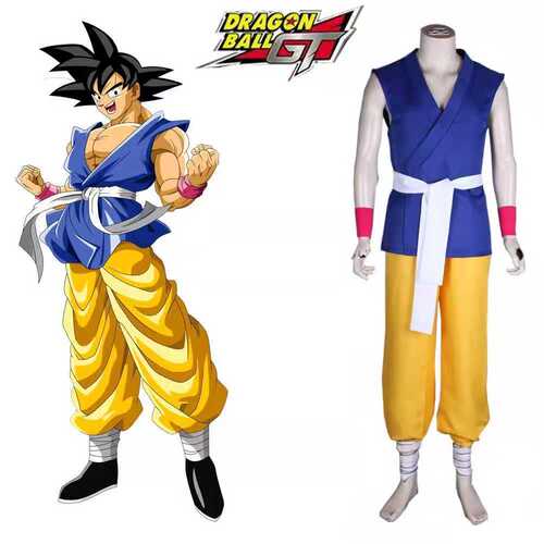 Foreign trade cross-border anime cosplay Dragon Ball Heroes Super GT Kakarot Sun Wukong Dragon Ball male training suit