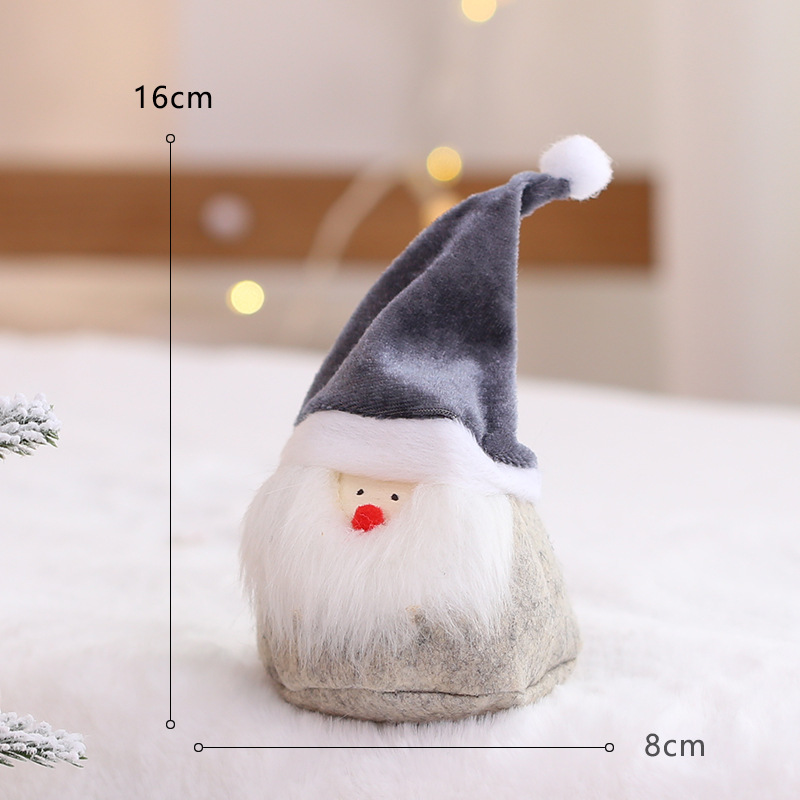 Sombrero de tela gris 16cm