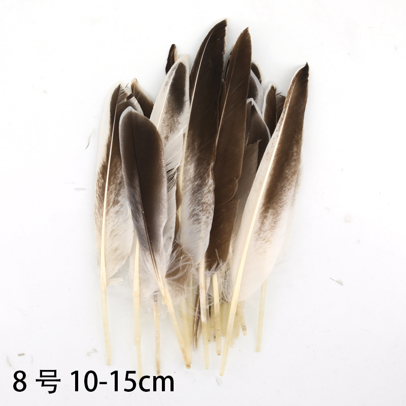 Fábrica al por mayor de bricolaje plumas pequeñas plumas naturales plumas de pollo salvaje plumas de pato jardín de infantes joyas hechas a mano gato divertido material de captura de sueños