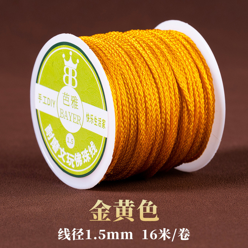 <unk> línea de jade línea 72 línea de trenzado línea de colgante línea de oro mano DIY cuerda roja cuerda de trenzado pulsera cuerda de trenzado