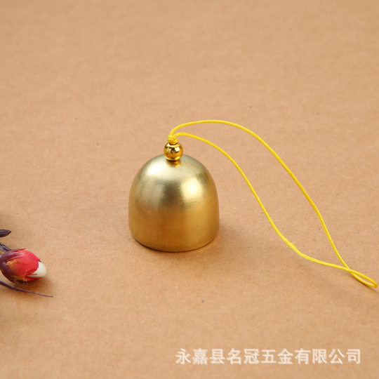 Factory wholesale 2.8 alloy brass with rope bell lead hammer diy bell accessories sound crisp