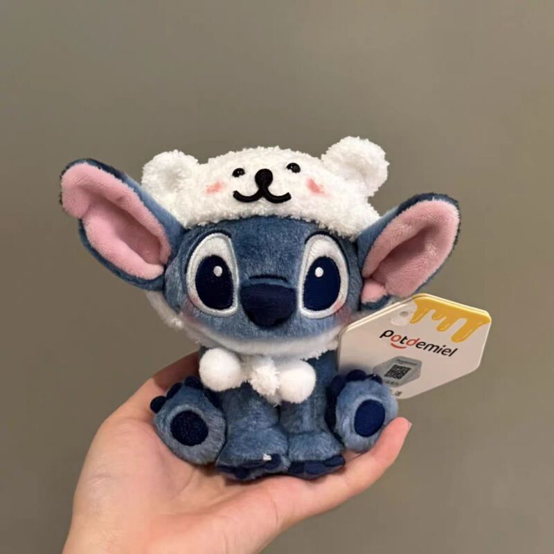 かわいいスティッチのストラップの頭カバーの子供服は、バッグのストラップのアクセサリーを着て、熊料理鼠の誕生日豚を自嘲します。|undefined
