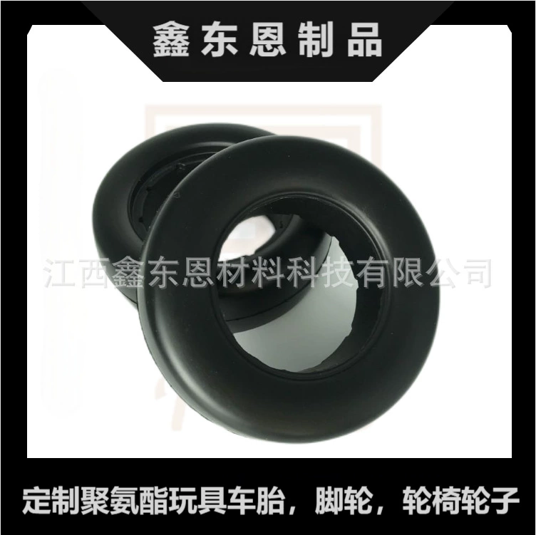 Полиуретановая пенополиуретановая сплошная губчатая шина для детских игрушечных машинок, экологически чистая и нетоксичная, с возможностью индивидуального дизайна по чертежам и образцам.