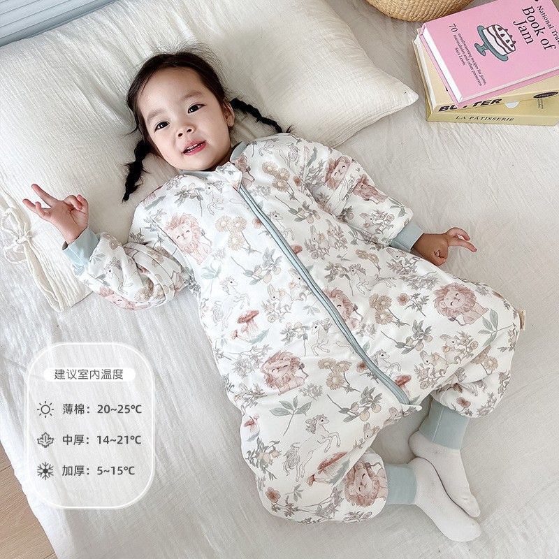 King of the forest [light cotton] - ideal for room temperatures of 20-25°c (68-77°f) / [size 80] suitable for babies with a height of 65-85cm