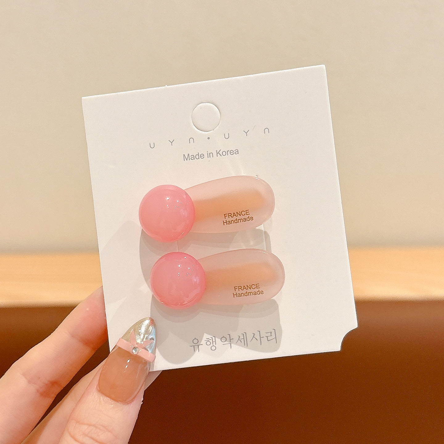 Clip de cabello de flor de leopardo para mujeres clip de cabello de alto nivel frente clip de frangeo 2025 nuevo clip lateral clip de cabello toque