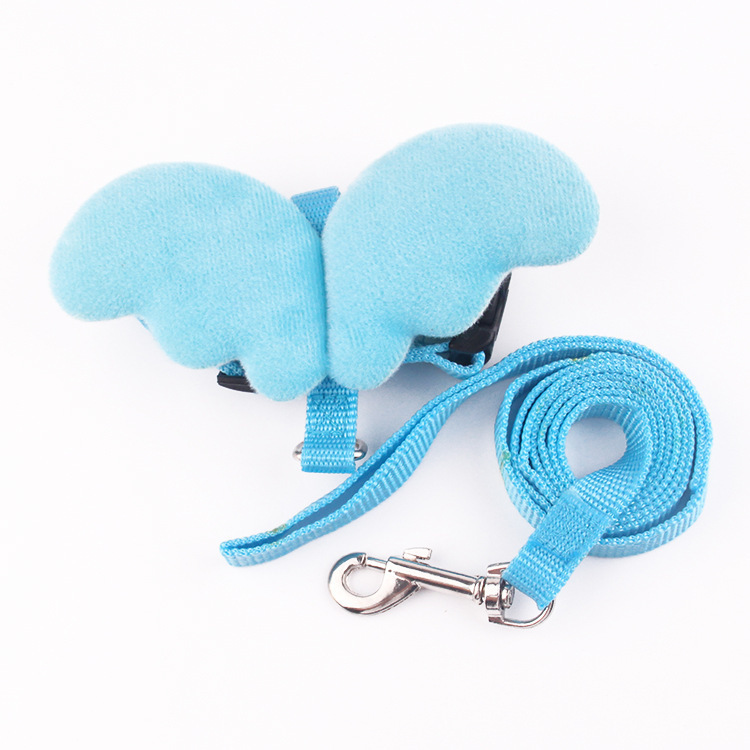 Harnais de poitrine pour chien avec ailes d'ange et cœur et lapin_voghion.com
