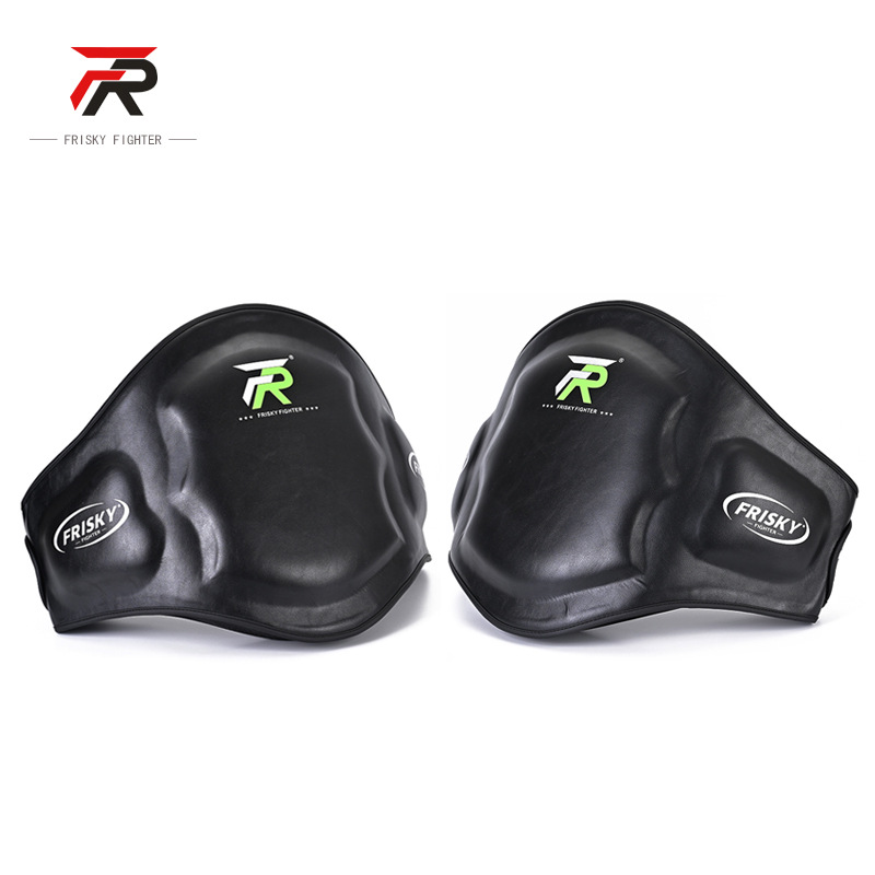 Frisky Thickened Boxing Waist Target, Microfiber Leather Fighting Waist Target Training Equipment, Sparring Leg Target, Abdominal Protection Target
