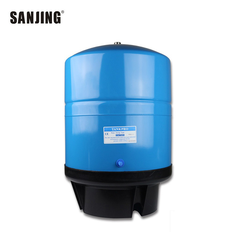 11 galones comercial RO máquina de agua pura tanque de almacenamiento de agua TRNKPRO11G pintura de acero blanco a prueba de explosiones barril de presión